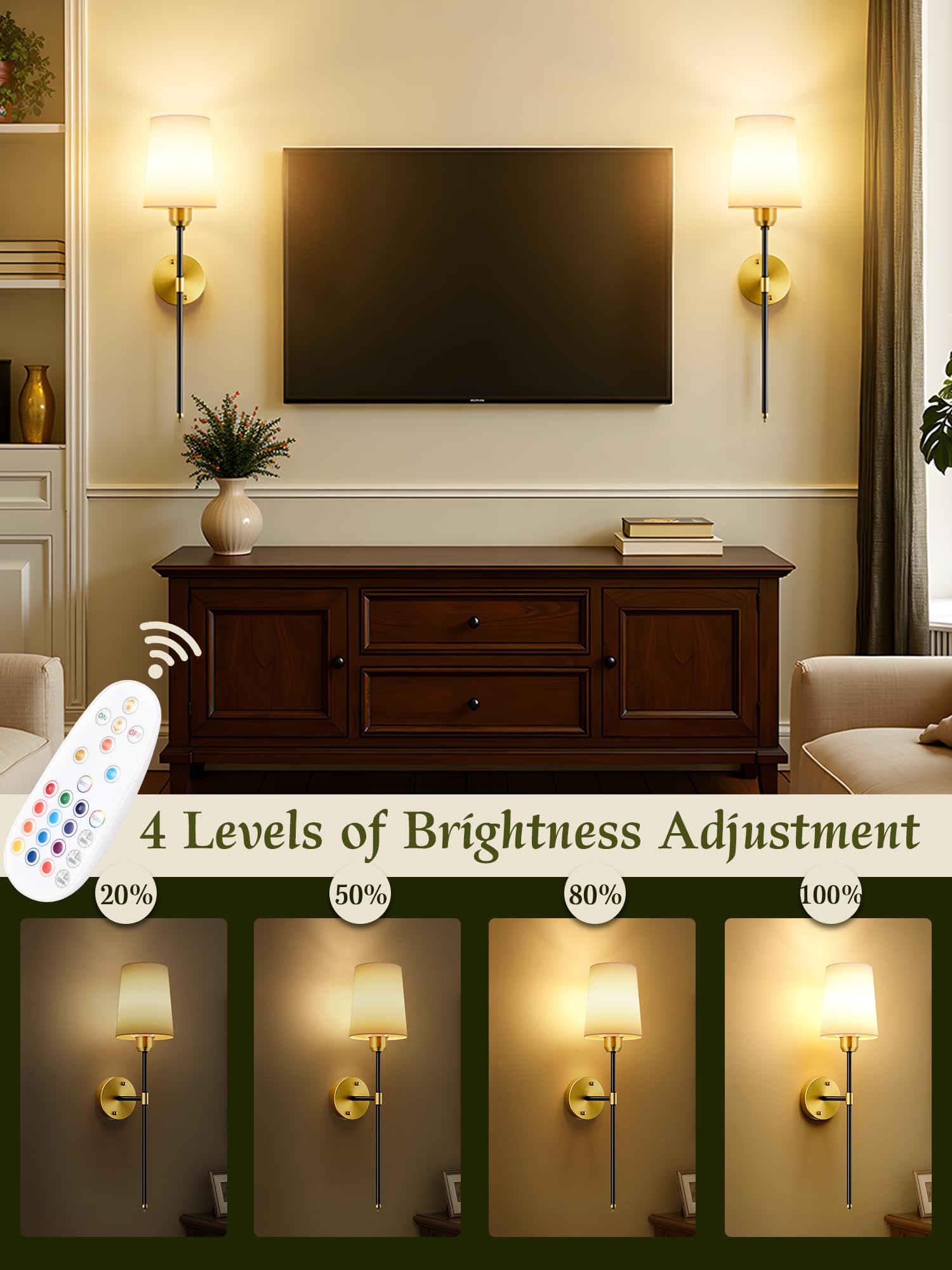 Timer options help conserve energy during everyday use.