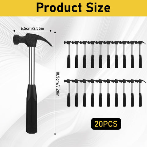 SynHHergyx mini hammer with rubber grip for comfortable, controlled DIY tasks.