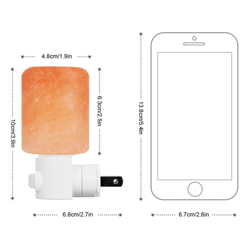 Syntus Himalayan salt lamp hand-carved glow enhances room warmth and decor.