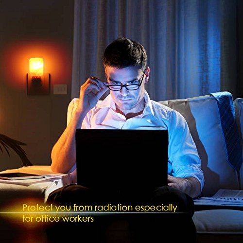 Syntus salt lamp plug-in wall light for easy placement.