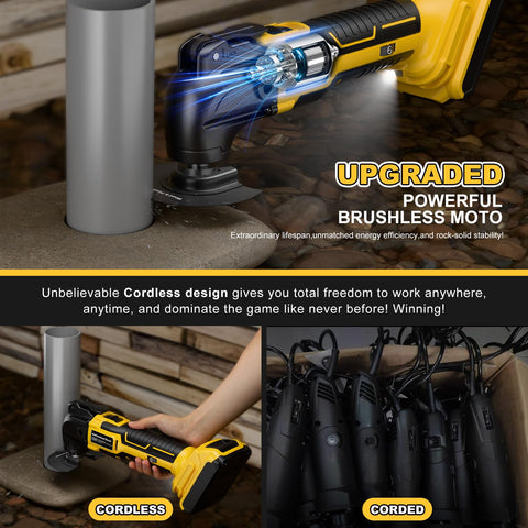 Synxiter flexible scraper attachment for fast material removal.