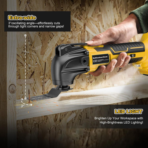Synxiter auxiliary handle for comfortable, controlled operation.