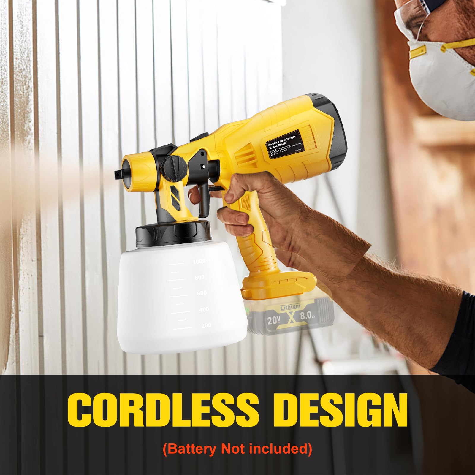 Synxiter sprayer showing patterns and nozzles for versatile projects