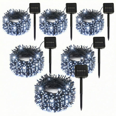 SyouHome six-pack solar string lights for outdoor decor and ambient evenings.