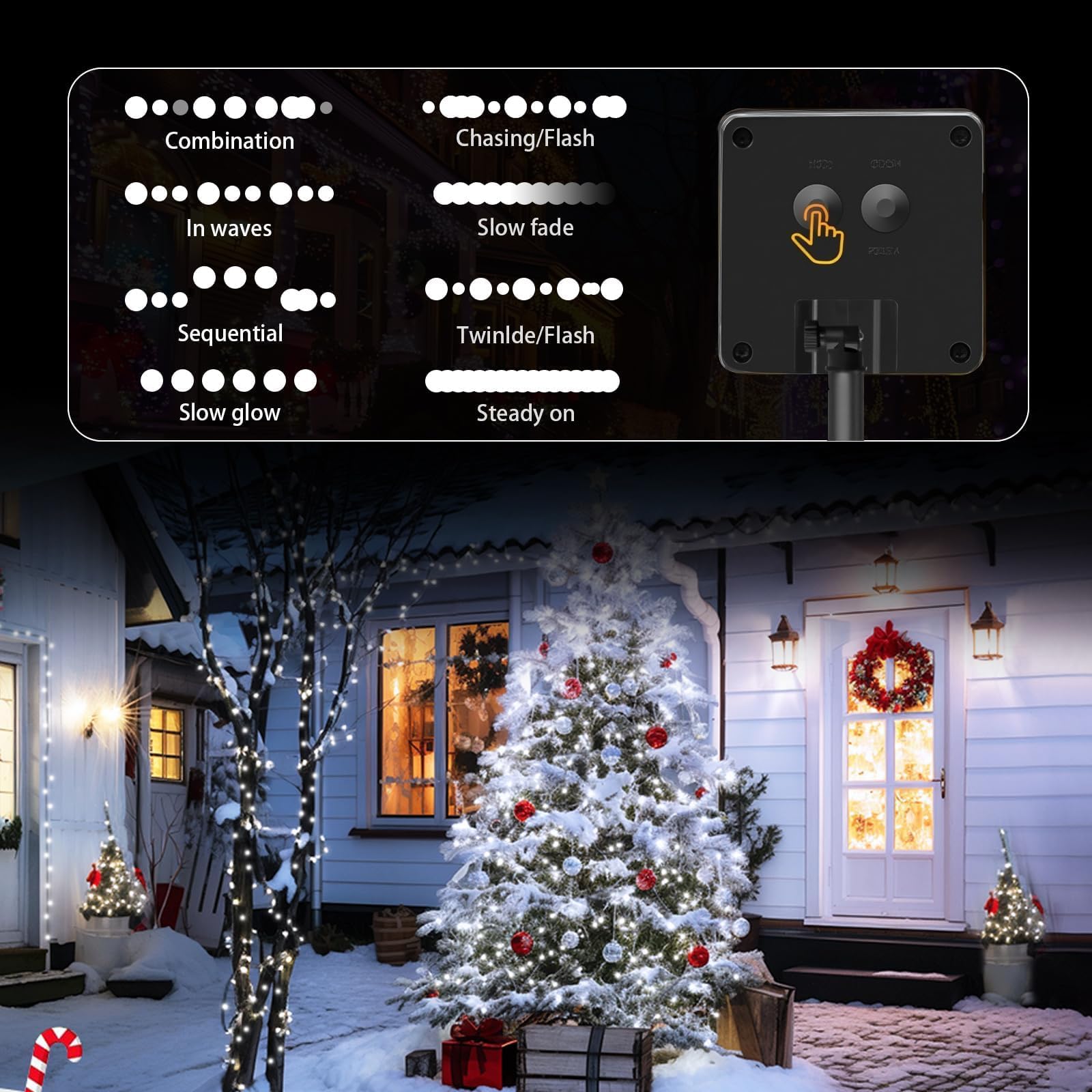 SyouHome warm white LEDs create cozy lighting for weddings and parties.