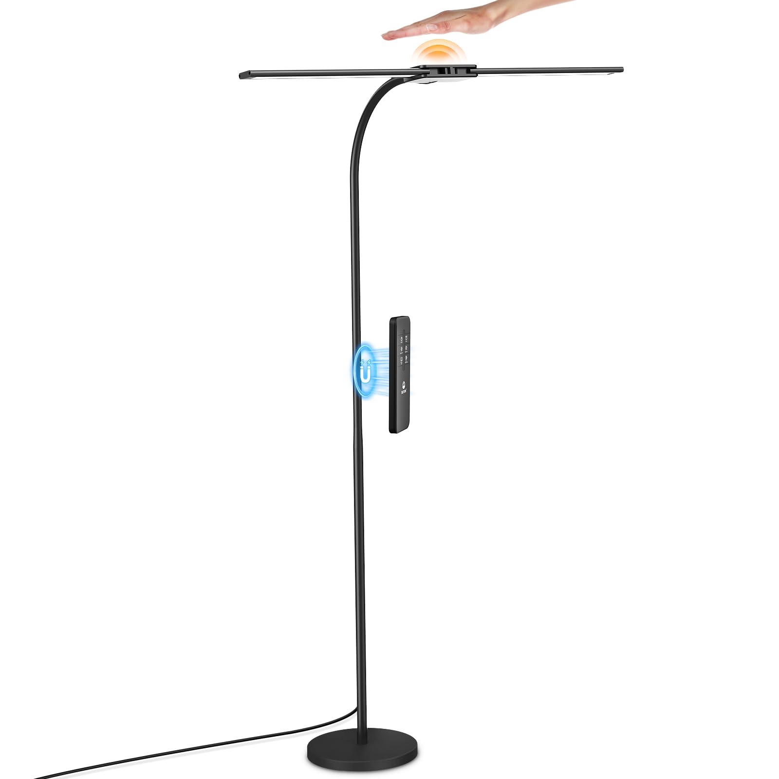 Syrinx LED Floor Lamp energy-saving LEDs deliver soft, even brightness