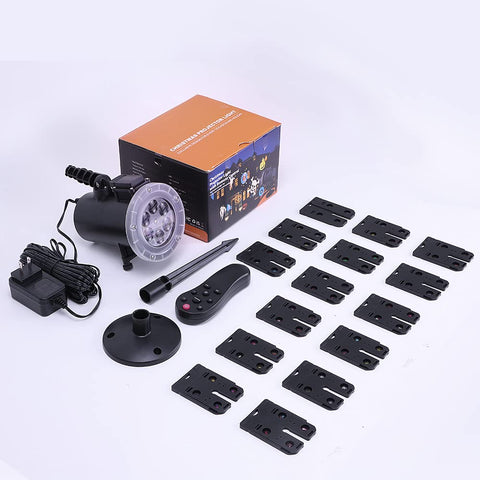 Syslux easy-install projector setup for indoor or outdoor use