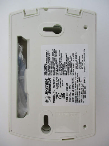 System Sensor CO1224T wiring with SEMS terminals for quick, code-compliant installation