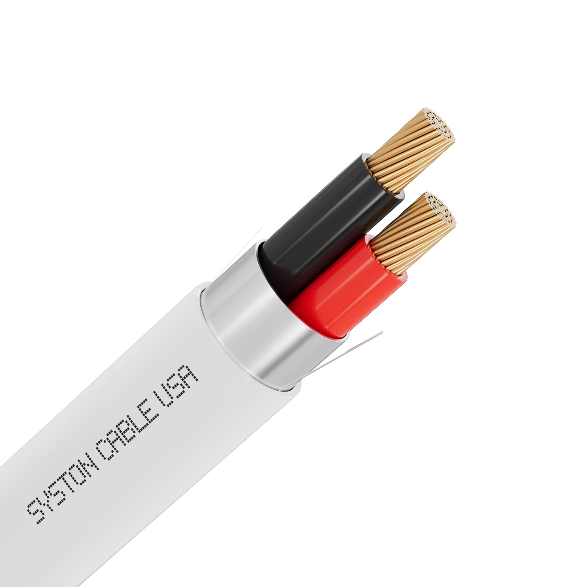 Syston fire security cable for reliable signaling in building systems.