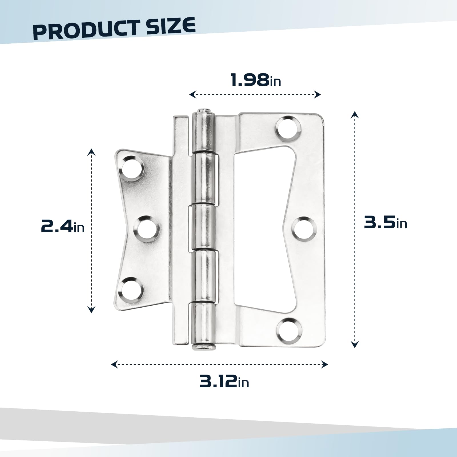 SyunsXoon butterfly hinges installation step showcases simple mounting.