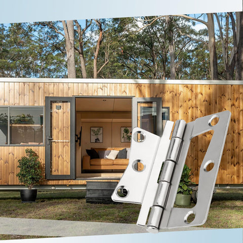 SyunsXoon durable, rust-resistant hinges support heavy interior doors.