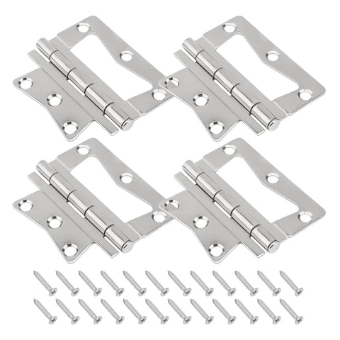 SyunsXoon non-mortise butterfly hinges package for easy mobile home upgrades.