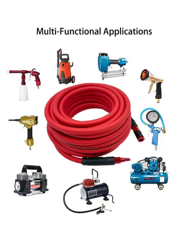 SYXQT Hybrid Air Hose 300 PSI work range supports heavy-duty tasks in any season.