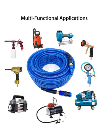 SYXQT PU air hose is lightweight and flexible for easy routing.