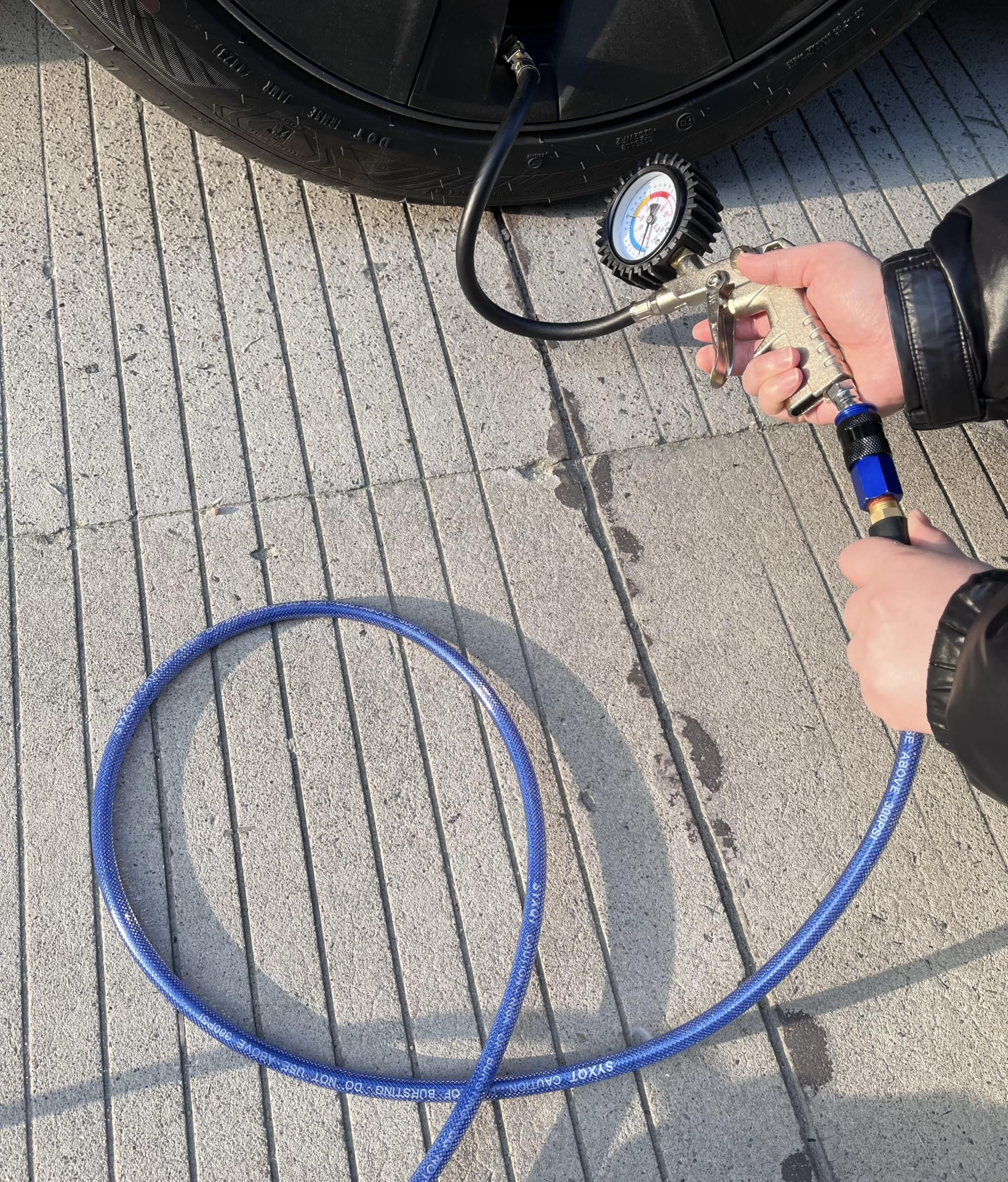 SYXQT PU air hose temperature range -65 to +250°F for diverse environments.