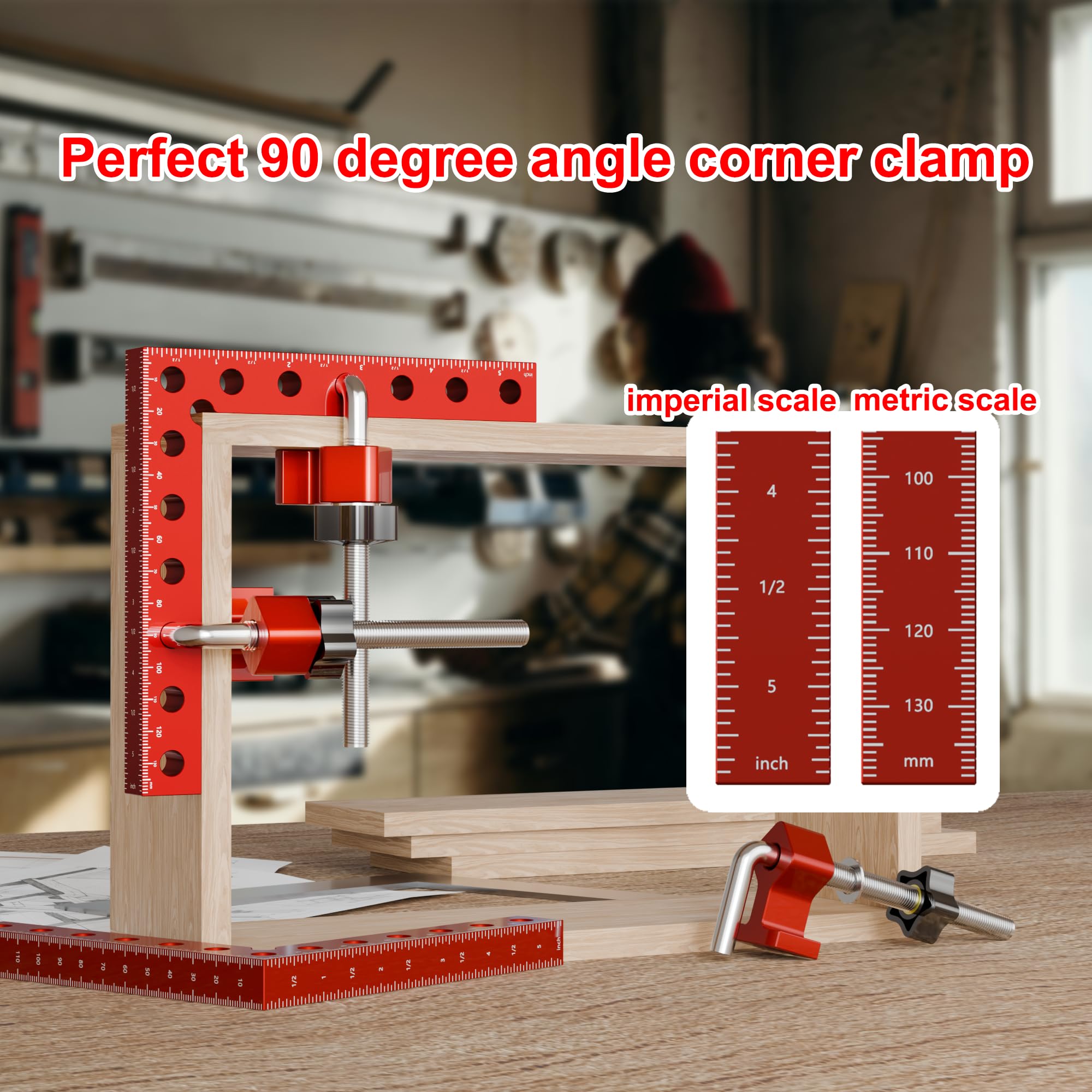 syykttd compact storage case keeps clamps organized