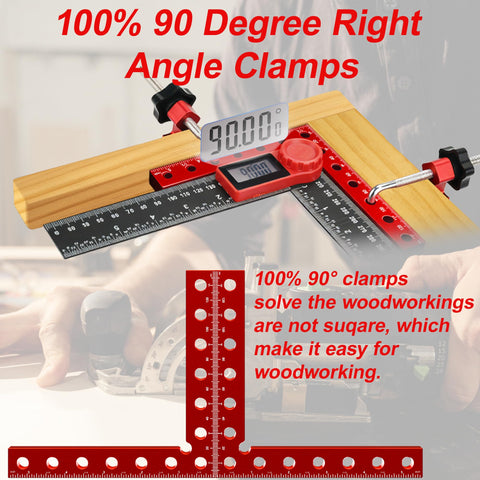 syykttd woodworking clamps shown on inner and outer corners for versatility
