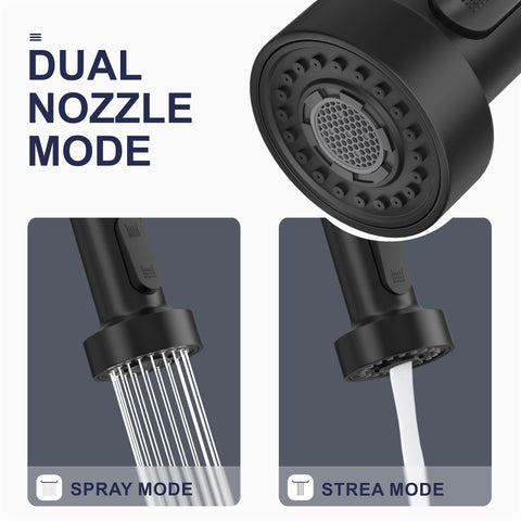 SYZYZTXY high-arc spout with 360° rotation for easy access in large sinks.
