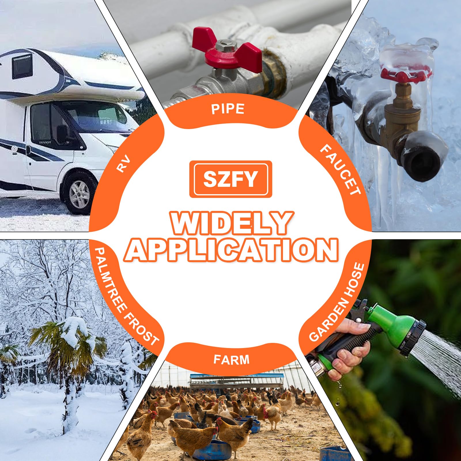 SZFY installation kit with tape for easy setup and deployment