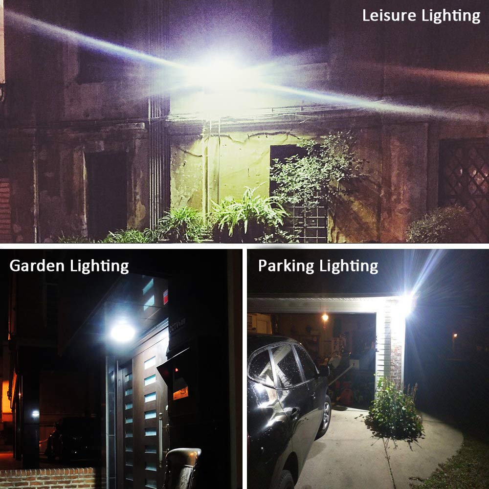 SZGMJIA 5000K daylight white illumination for natural outdoor brightness.