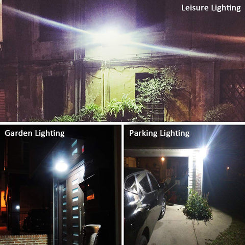SZGMJIA 5000K daylight white illumination for natural outdoor brightness.