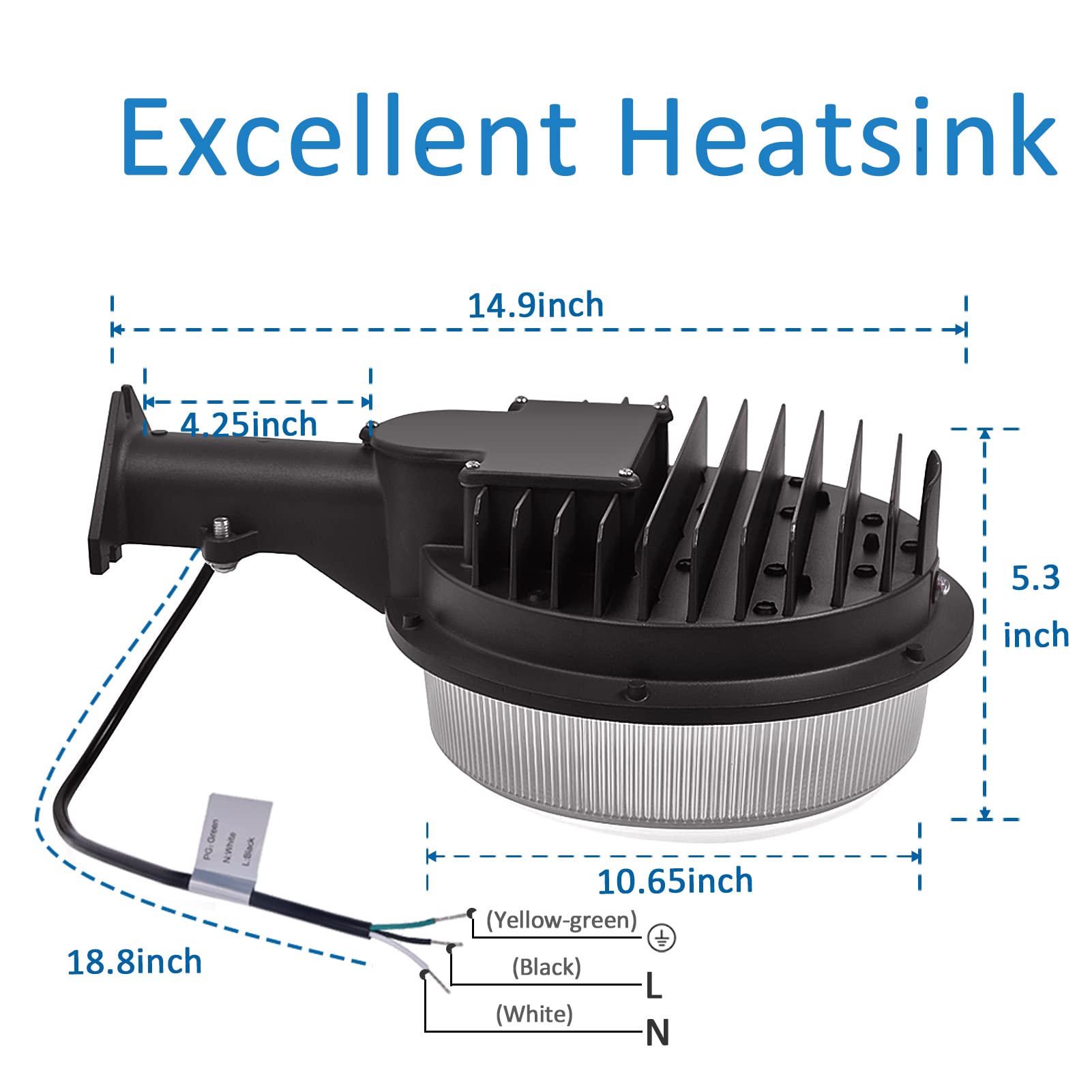 SZGMJIA long-life 50,000-hour barn light reduces maintenance needs.
