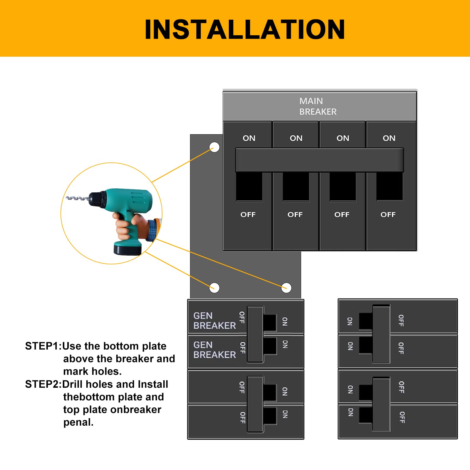 SZHSYJY instruction bulletin with installation steps.