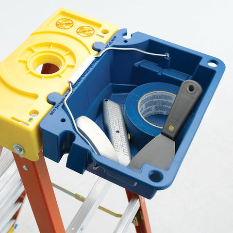 SZHY-LINK AC52-UB ladder bucket shows durable materials in action.