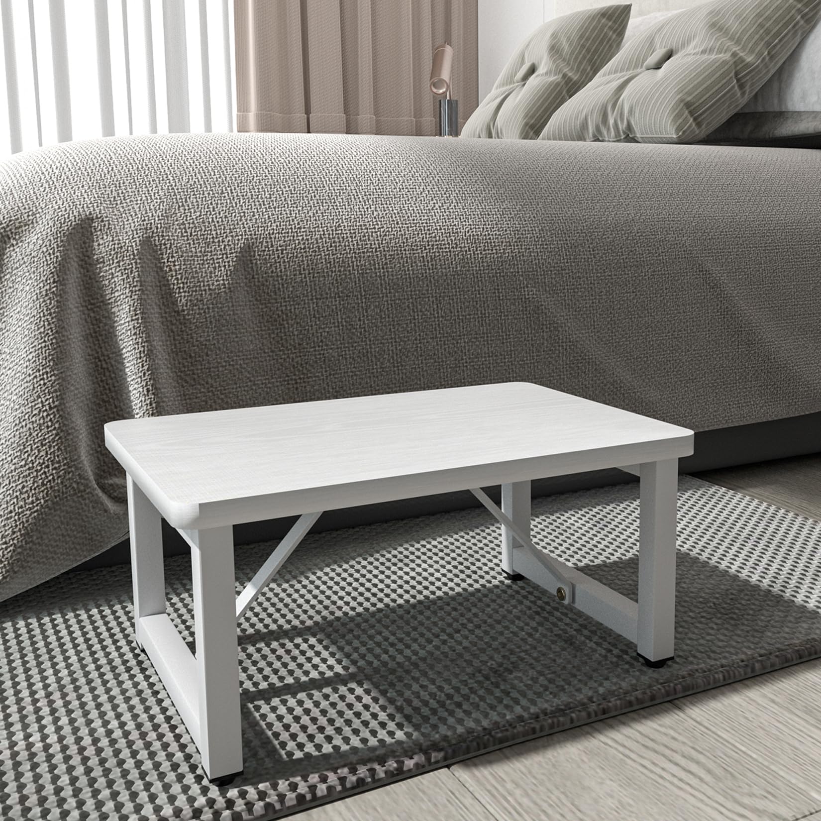SZLHANJZ multi purpose stool supports kitchen, bathroom, and desk tasks.