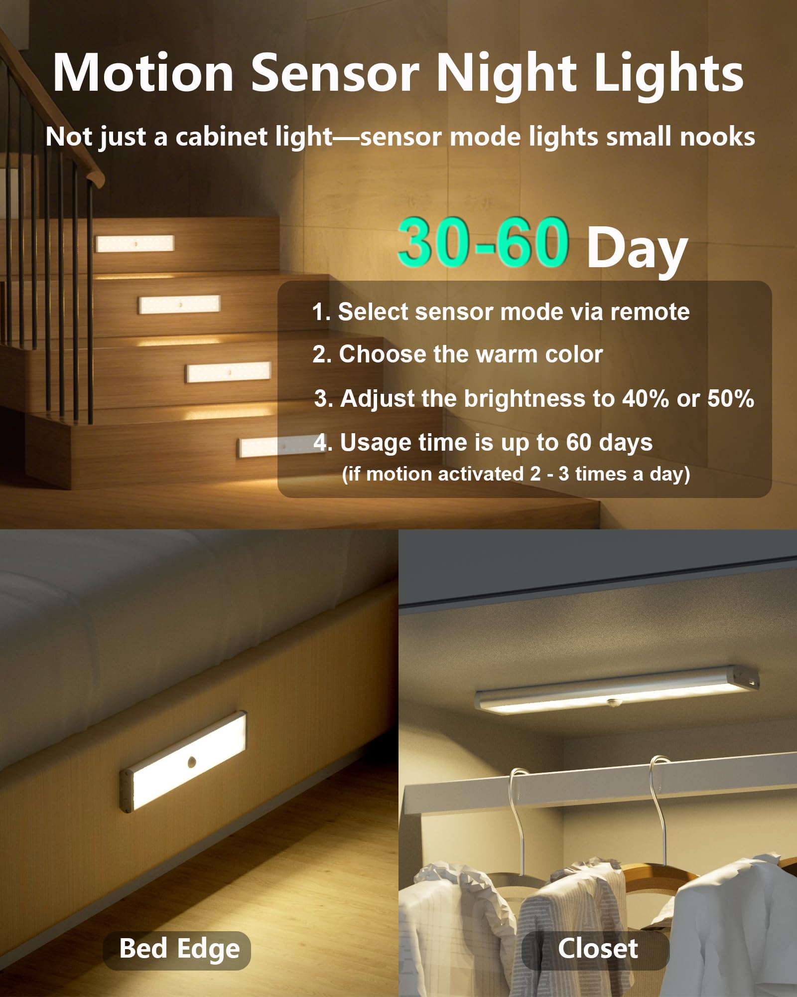 SZOKLED color-changing mode offering ambient lighting with multiple color options.