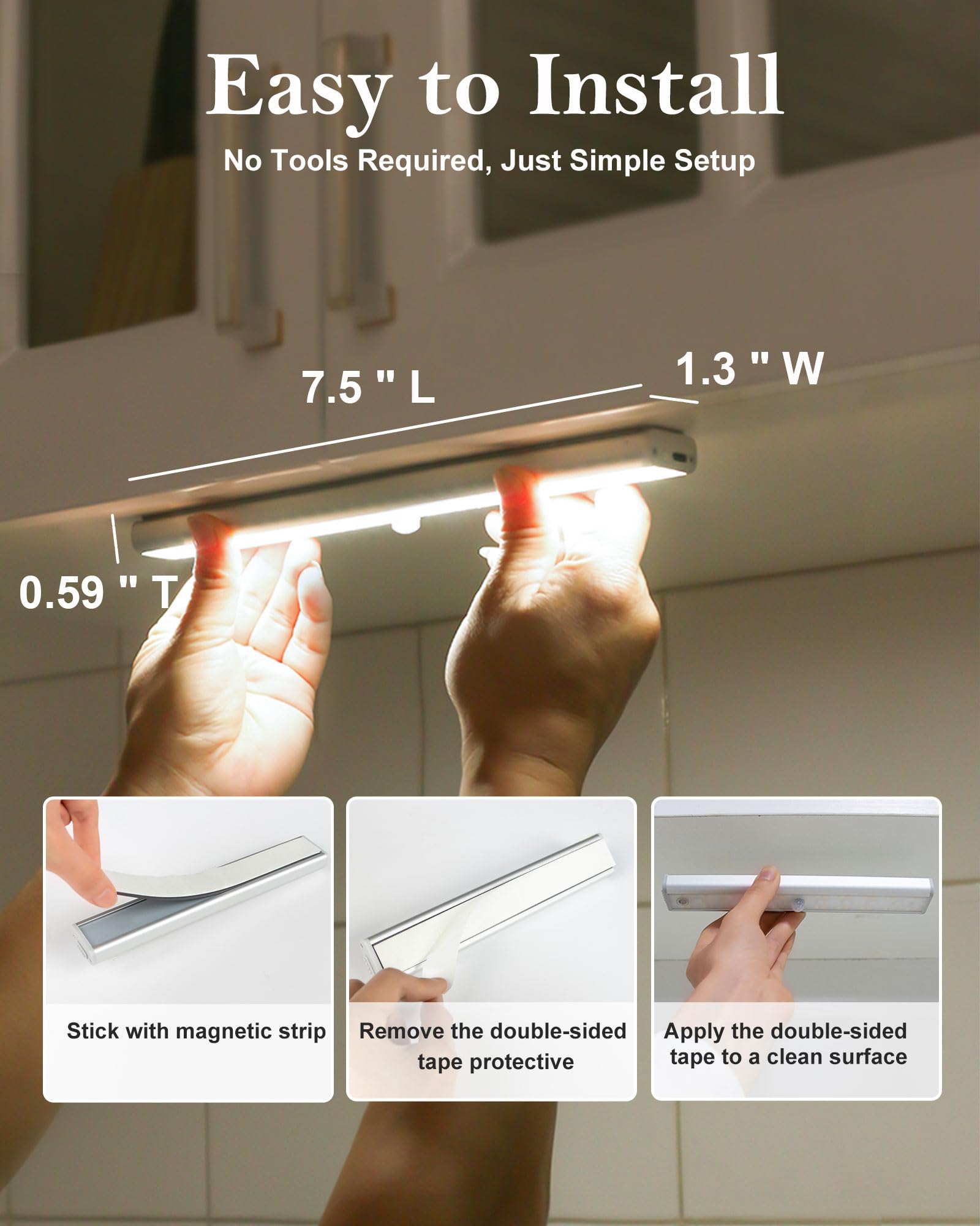 SZOKLED dimmable brightness offers precise control from 10% to 100%.