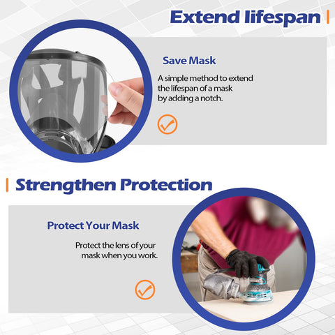 szonee protective lens cover in use during maintenance workflow