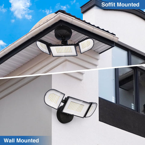 SZPOWER installation-ready flood light with recommended mounting height for optimal results.