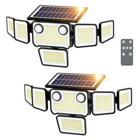 SZPOWER 6000LM six-head light front view for broad outdoor illumination