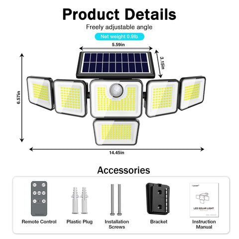 SZPOWER IP65 waterproof outdoor light withstands all weather