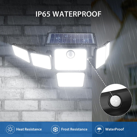 SZPOWER motion sensor detects activity up to 40 feet for security lighting