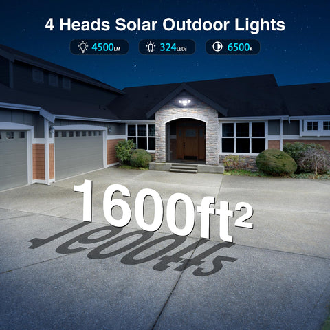 SZPOWER adjustable heads illuminate multiple angles near entryways.
