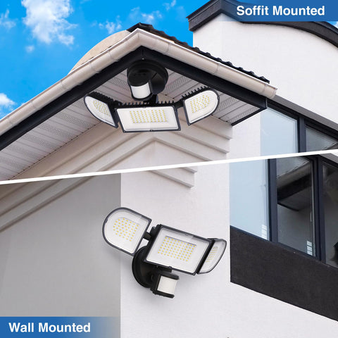 SZPOWER two-pack outdoor lights deliver improved security and coverage.