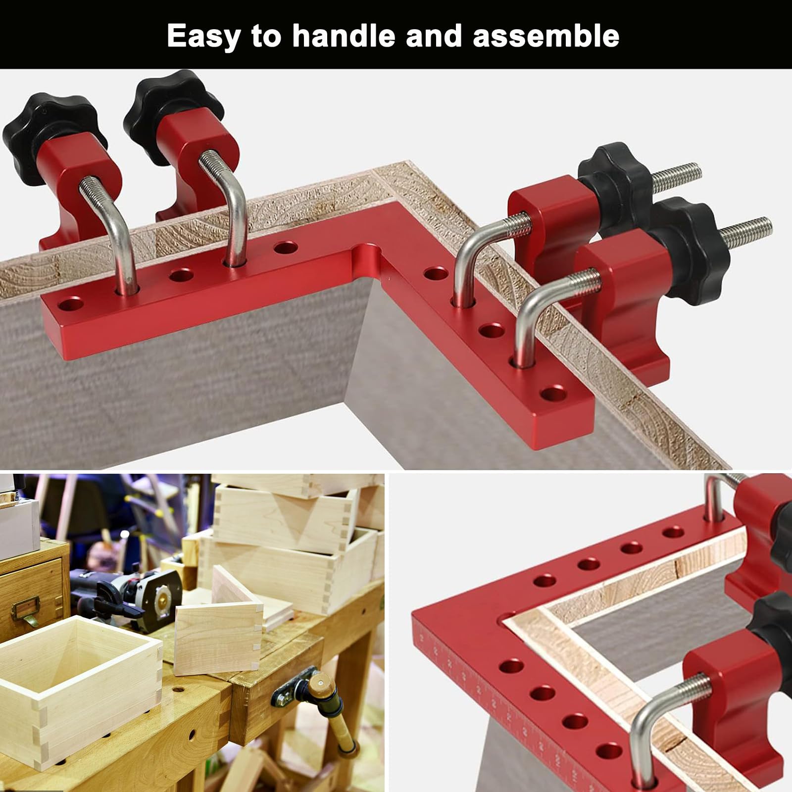 SZSFSYYX kit includes screws for quick clamp setup during assembly.