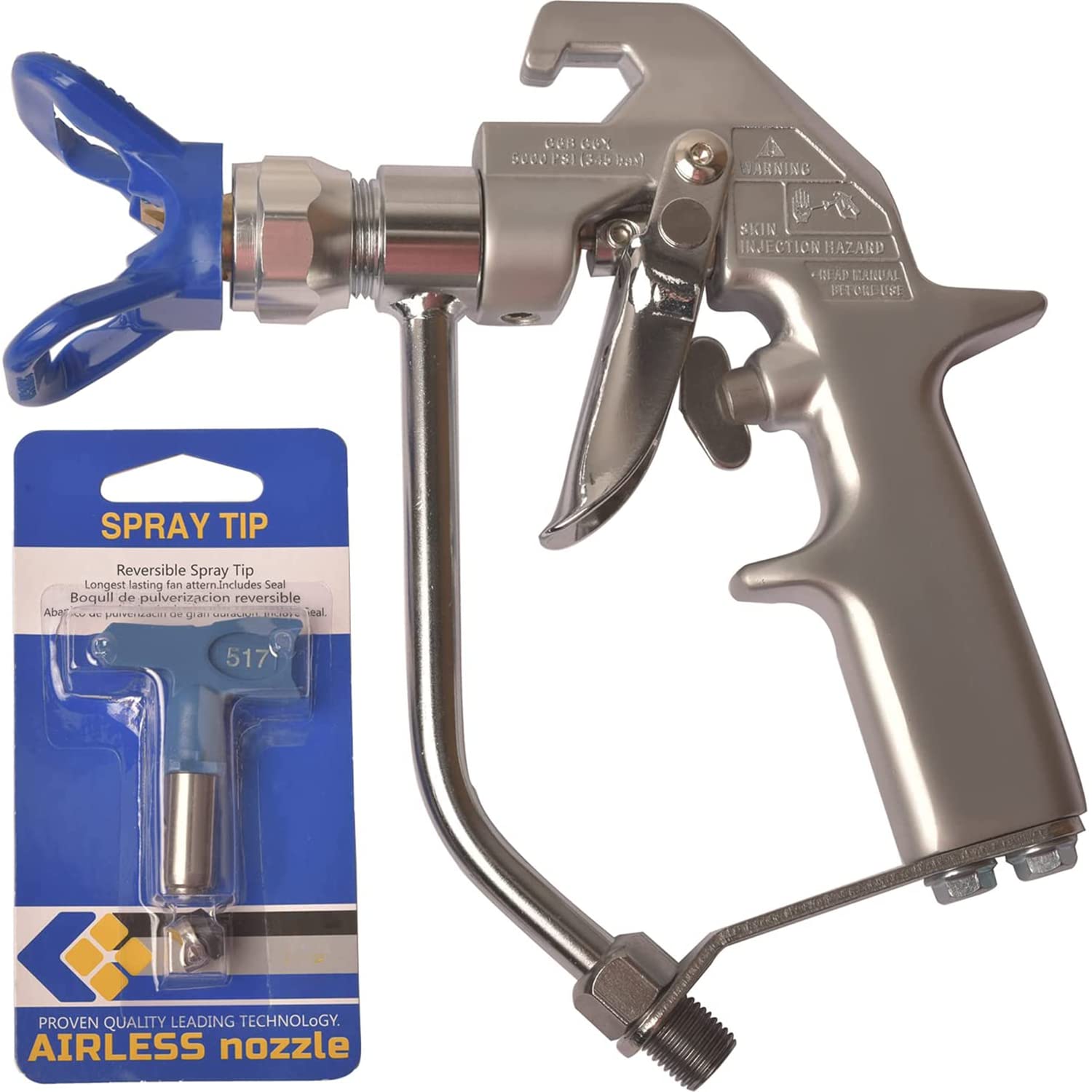 SZWENXIN 5000PSI spray gun body with ergonomic grip