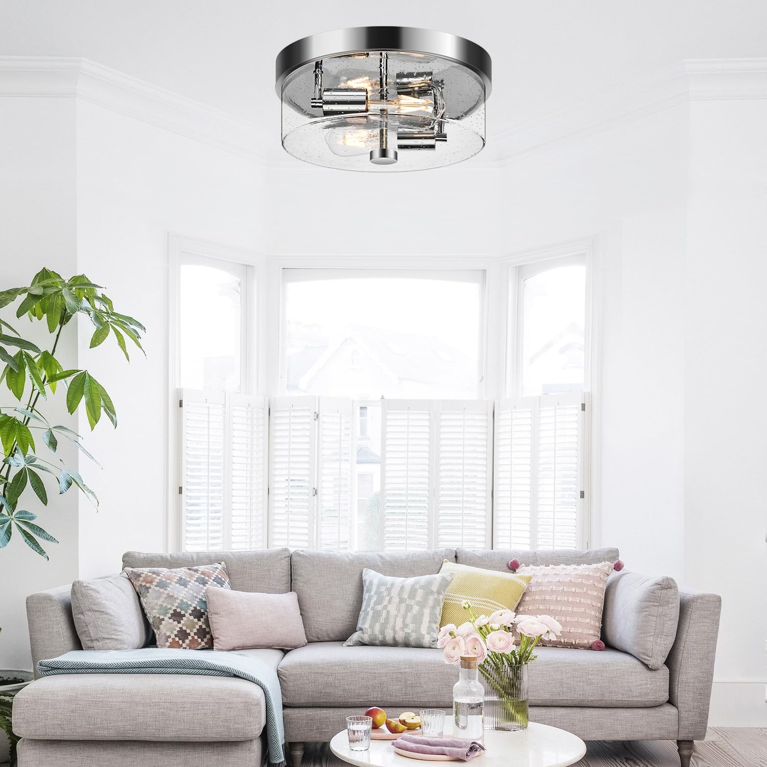 szzgco e26 bulb-compatible ceiling light supports LED, incandescent and more