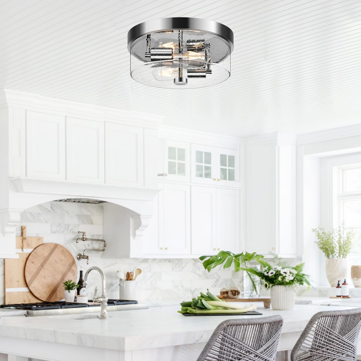 szzgco seeded glass shade close-up showcases explosion-proof glass and smooth edges