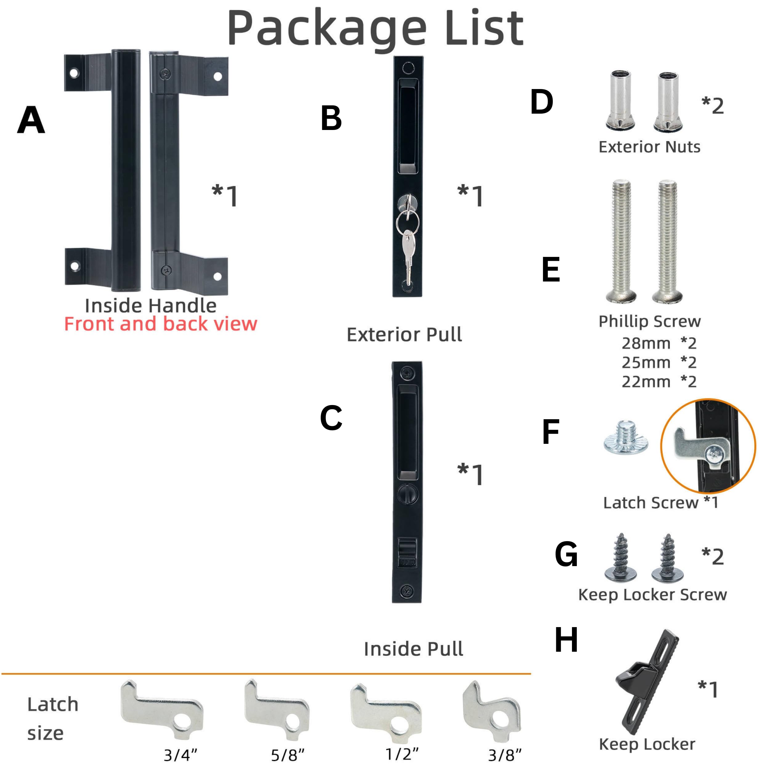 T-HAKEN reversible installation fits left or right-handed doors.