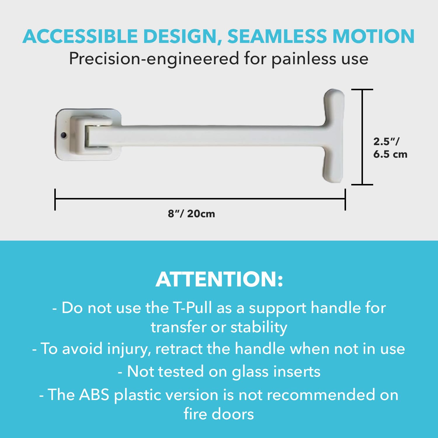 T-PULL installation kit with preinstalled adhesive for quick setup.