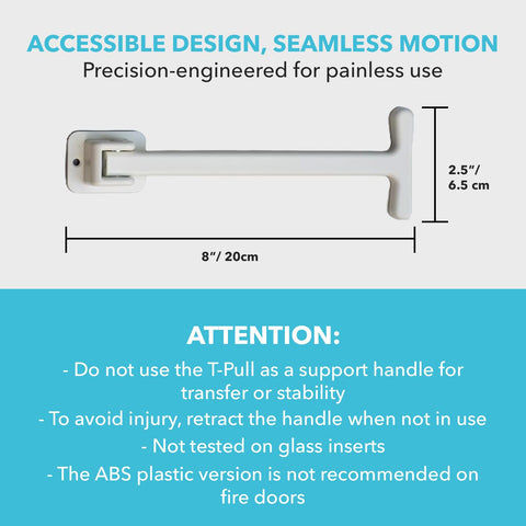 T-PULL installation kit with preinstalled adhesive for quick setup.