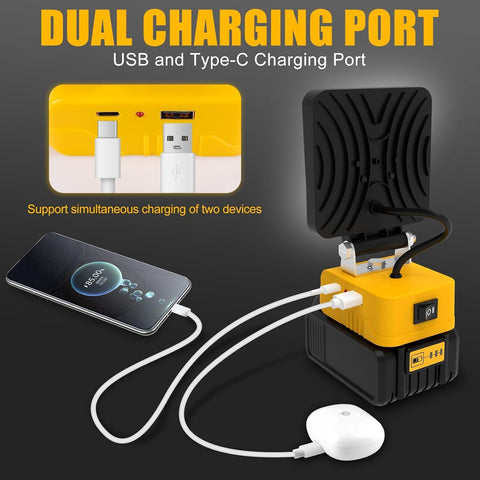 T-SUN low voltage protection helps protect DEWALT batteries during use.
