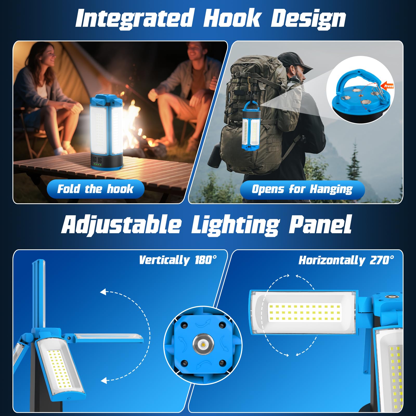 T-SUN detachable magnetic heads enable handheld use on demand.