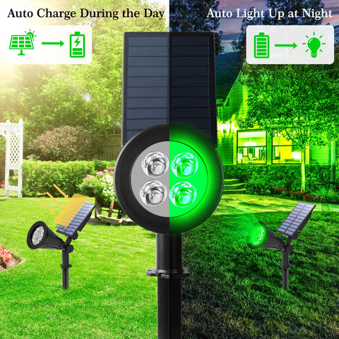 T-SUN outdoor spotlight demonstrates 90-degree tilt for precise lighting