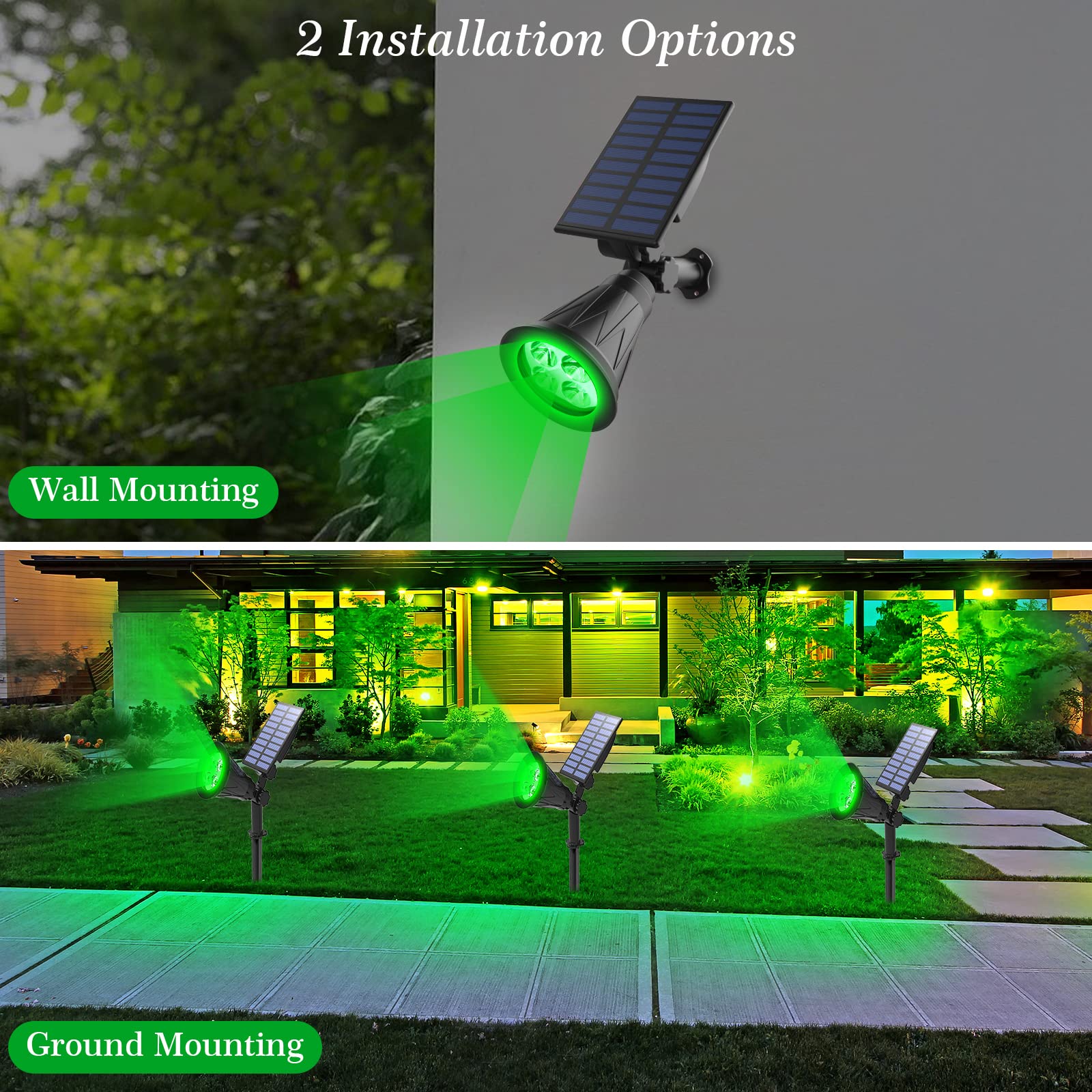 T-SUN wall mount installation shown with screws for quick setup
