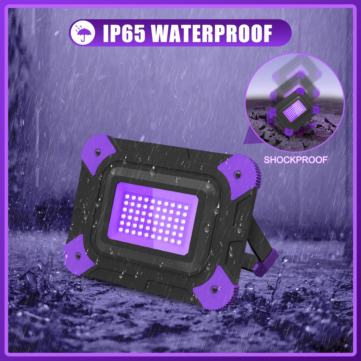 T-SUN IP65 waterproof design ready for outdoor use
